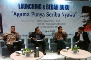 Launching dan Bedah Buku baru Prof Komaruddin Hidayat: 