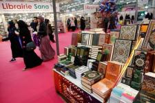 Pameran buku-buku Islam Paris, 3 April 2015.
