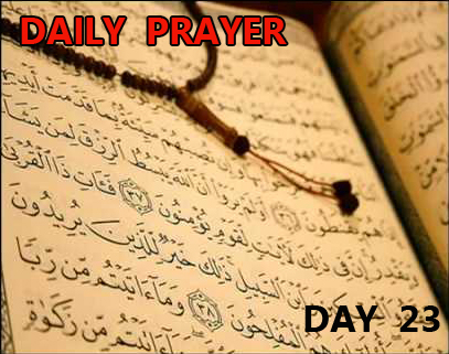 doa hari 23 bulan ramadhan